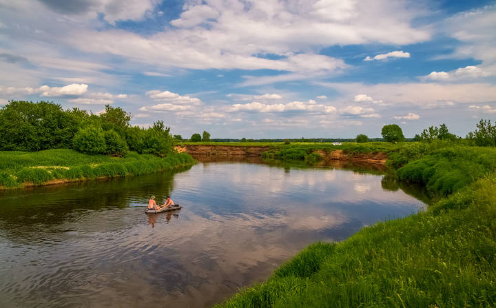 Июнь на берегах реки Клязьмы