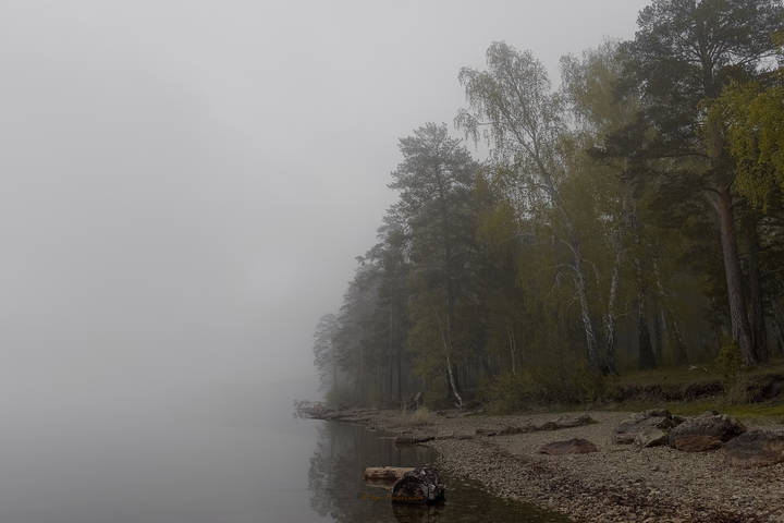 -В плену туманных берегов...
