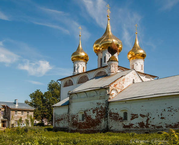 Вид на Собор Благовещения Пресвятой Богородицы в Гороховце.