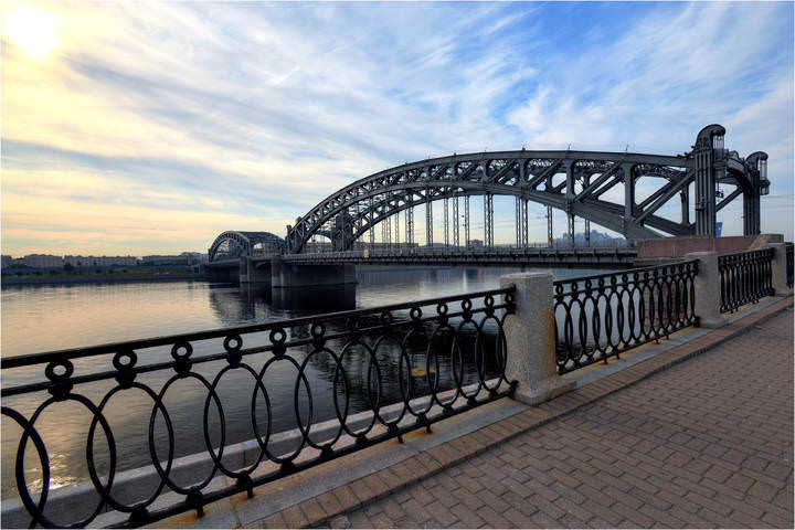 Большеохтинский мост, мост Петра Великого 
