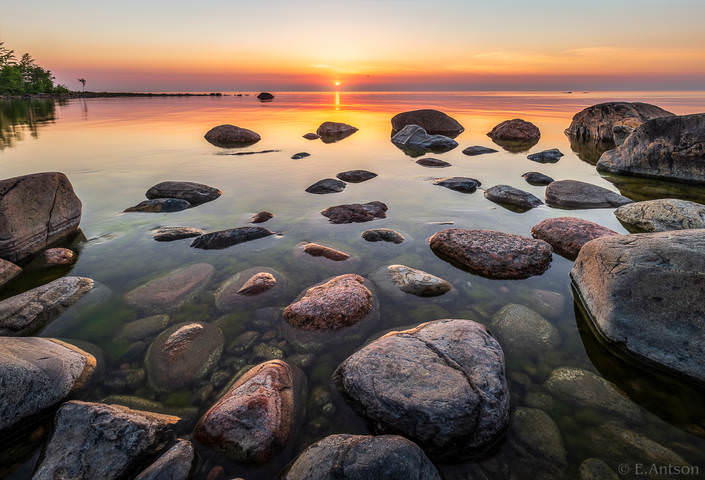 Тихий вечер на море
