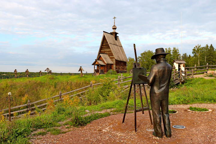 Плёс, на горе Левитана.