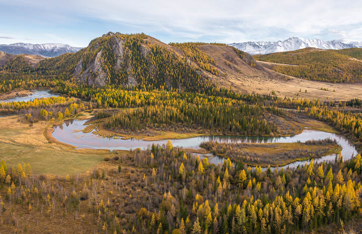 Меандры Чуи. Республика Алтай.
