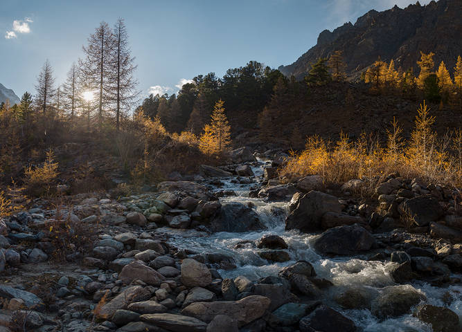 Осеннее солнце Актру