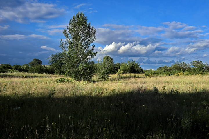  За селом.