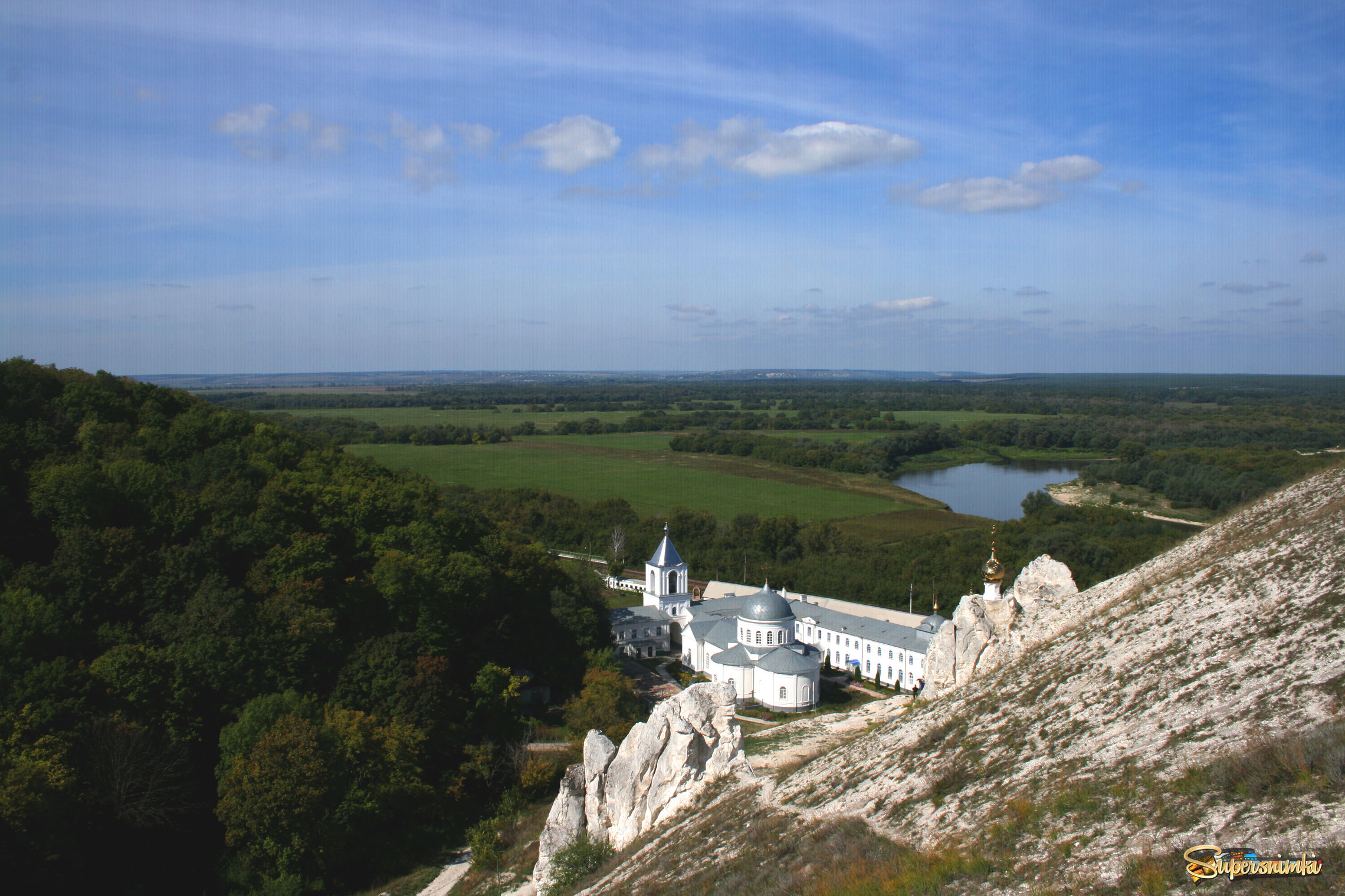 Вид на Дон и Дивногорский монастырь