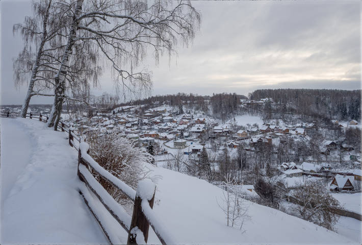 Заснеженный Плёс