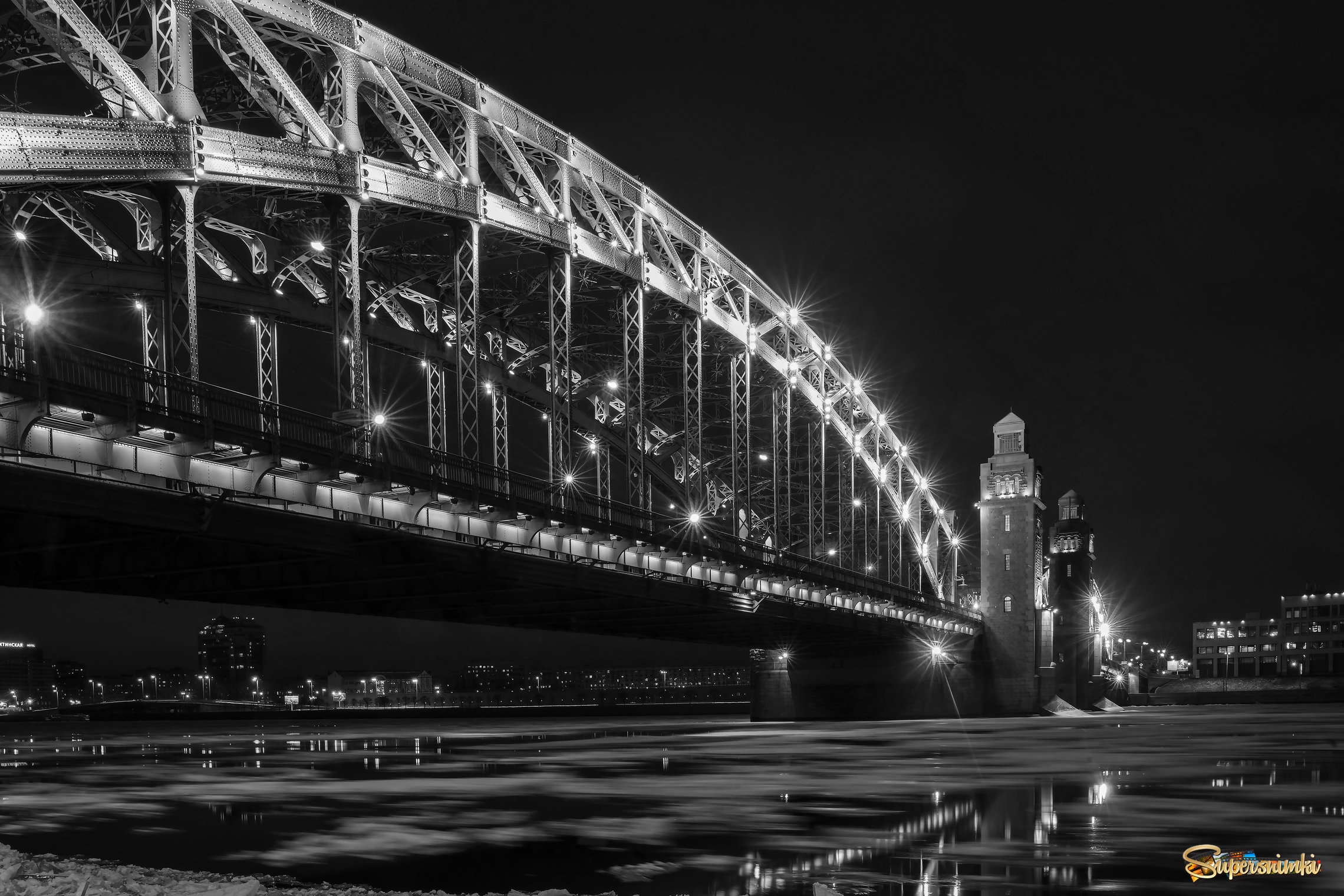 Мост императора Петра Великого или Большеохтинский мост