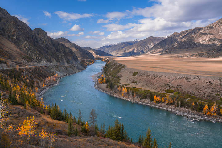 Катунь осенняя