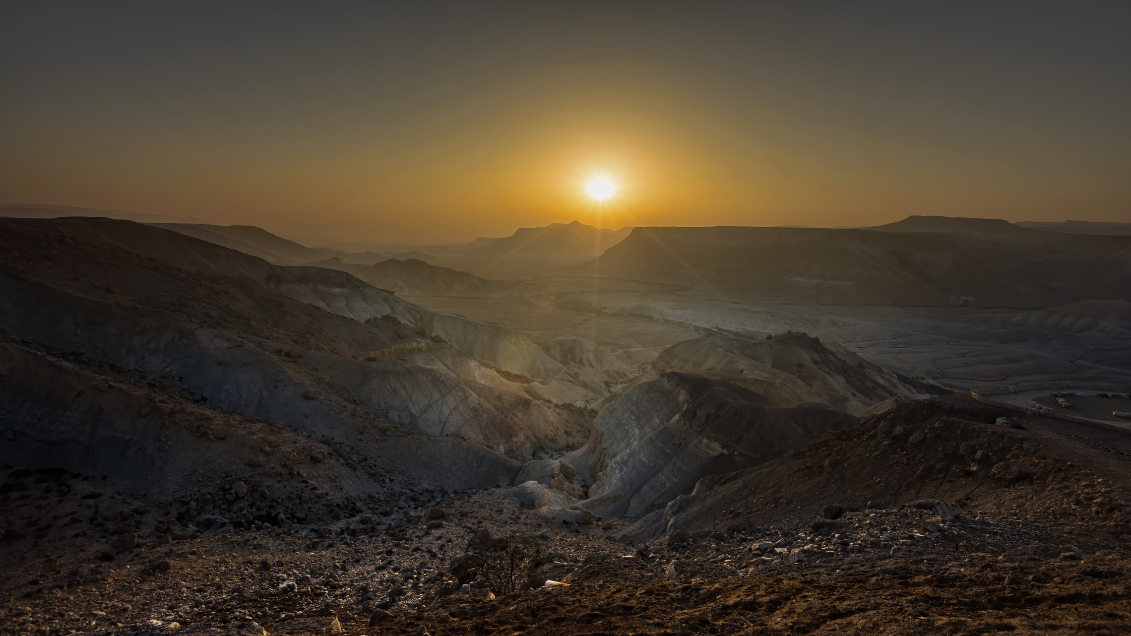 Вид на пустыню. Район. Мертвого моря. Израиль