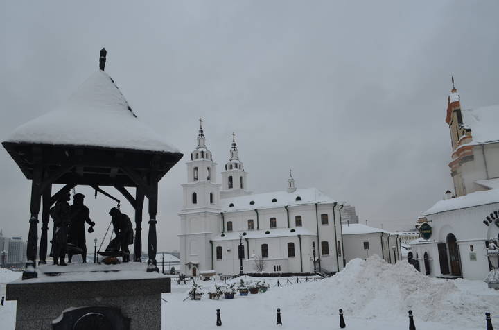 Зима в Минске