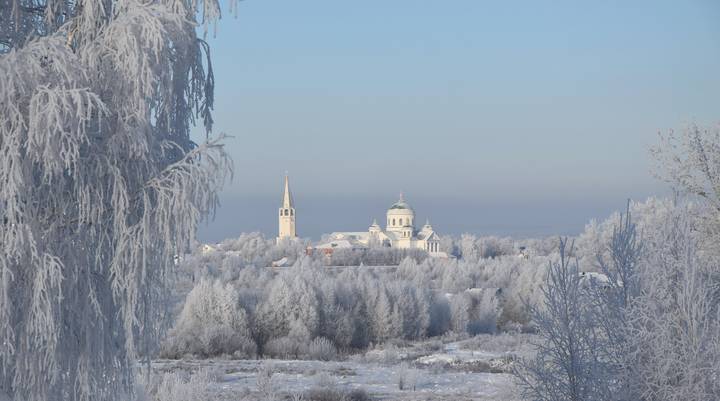 В зимней раме