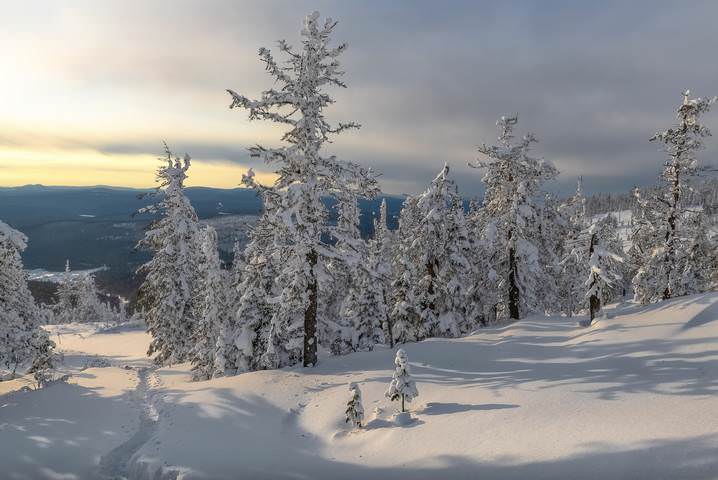 Вечер в горах