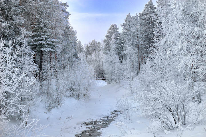 Зимняя речка