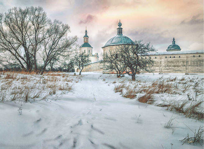 Вечер в январе