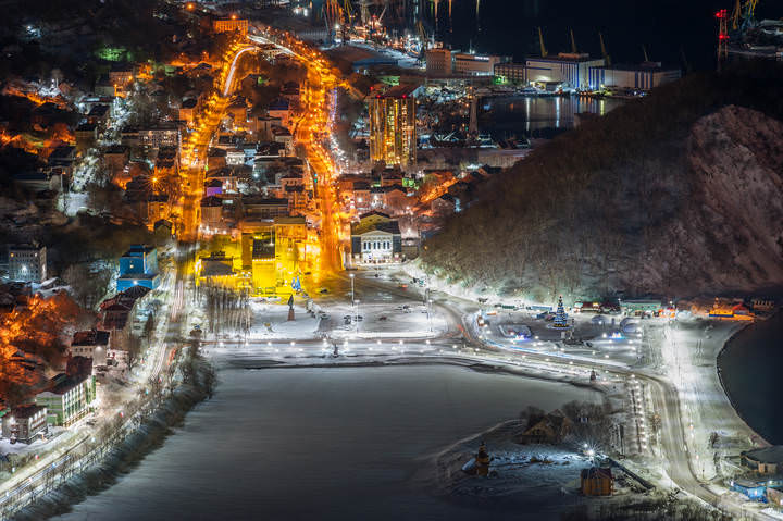 Новогодний Петропавловск-Камчатский