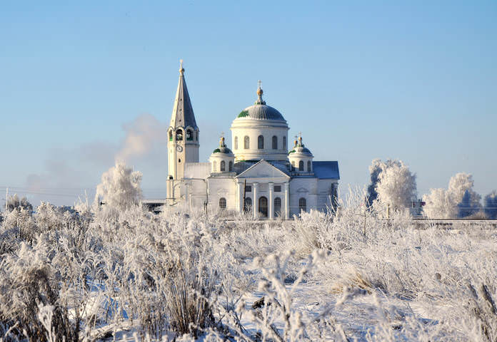 Украшено зимой