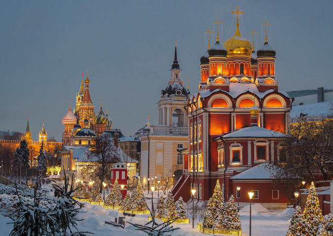 Вечер в Зарядье