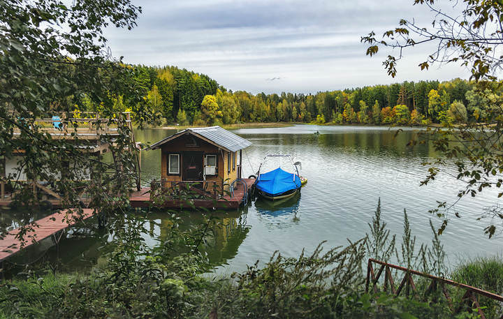 На рыбалке