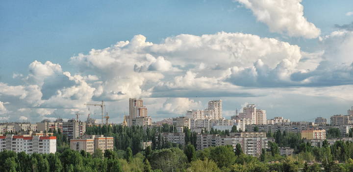 Город из окна