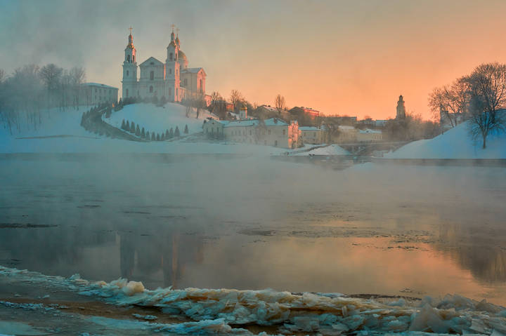 Морозное утро Февраля.
