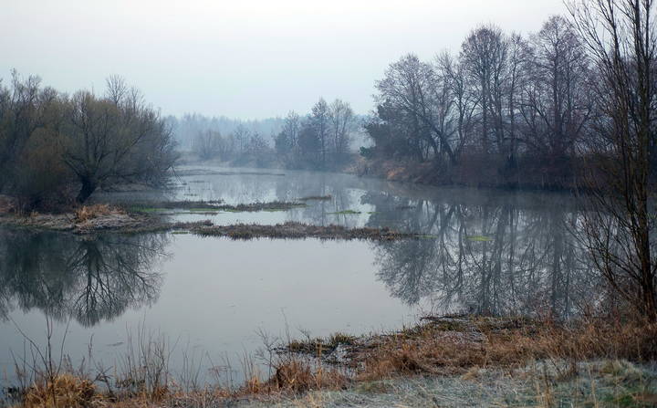 Морозное утро апреля