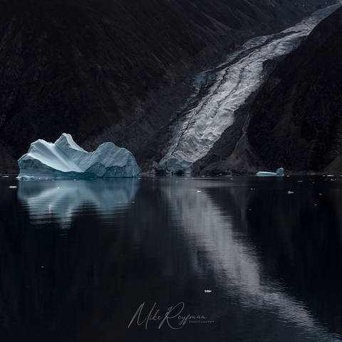 Ice Studies ##1-6. Scoresby Sund, Greenland