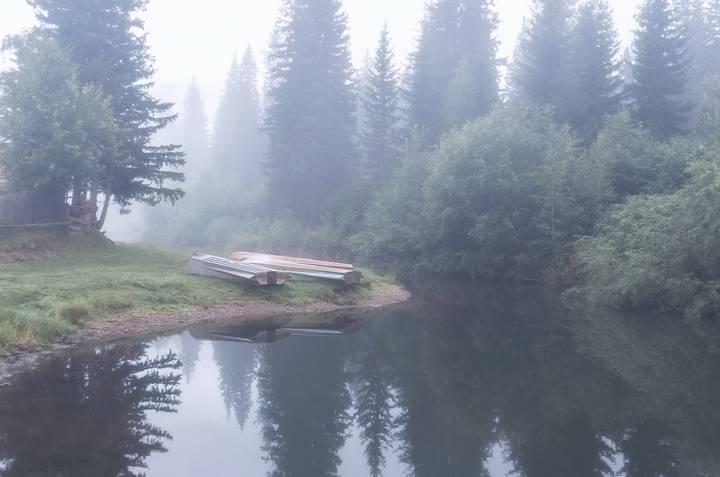 Утро с туманом