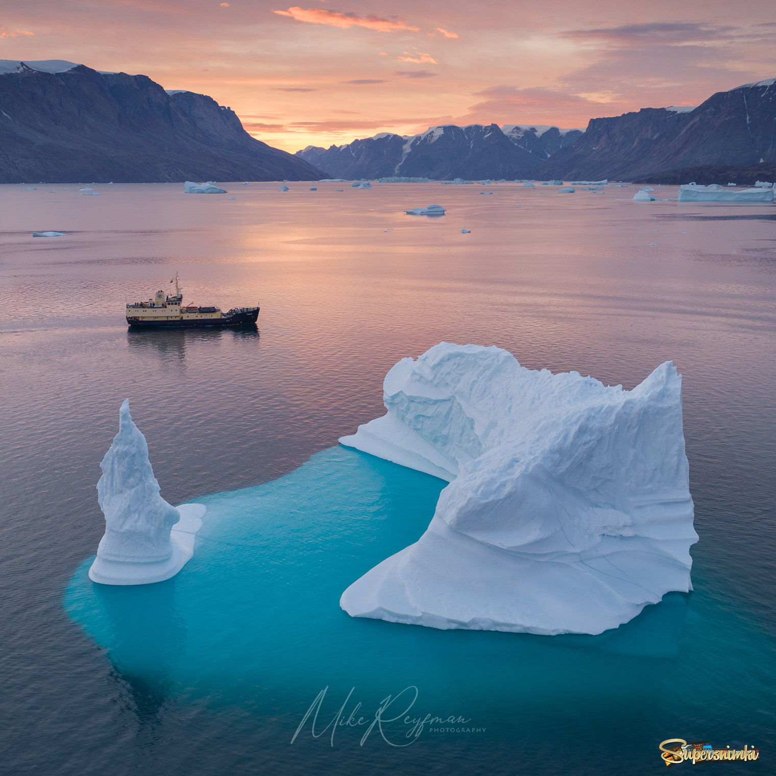  Ice Studies. Scoresby Sund, Greenland. Part IV
