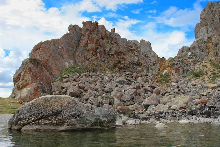 у скалы Шаманка