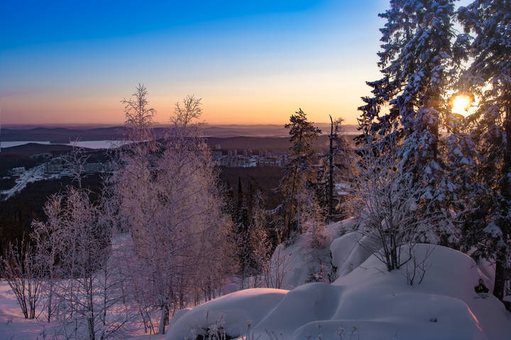 Краски зимнего утра