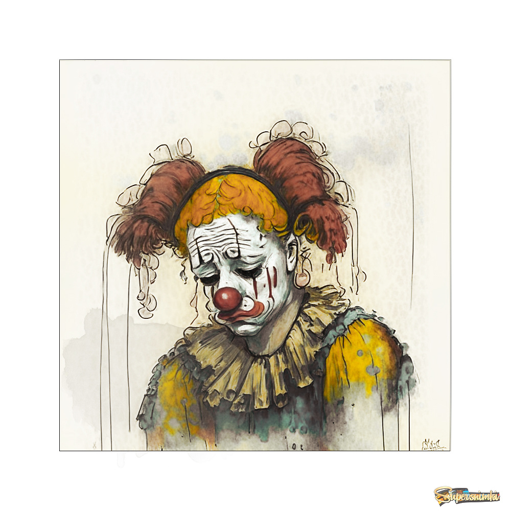 грустный клоун