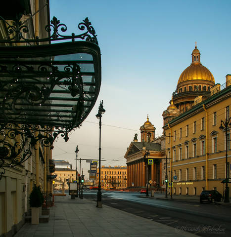 Утро в Петербурге...