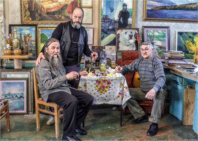 Встреча друзей. Фото на память.