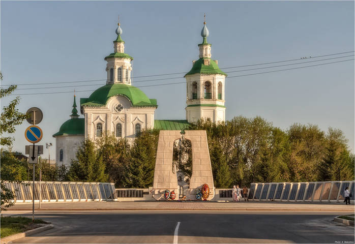 Мемориальный комплекс воинам ишимцам, погибшим в годы Великой Отечественной войны. 09.05.2020