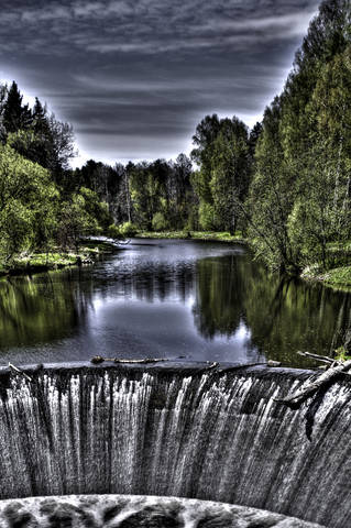 Река ЛАМА. Плотина Ярополецкой ГЭС 001