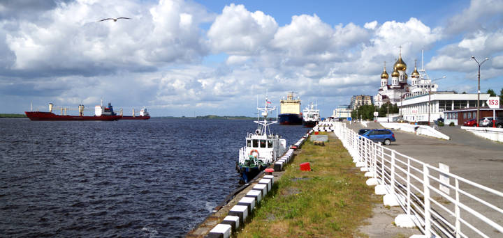 Морречвокзал в Архангельске.04.07.2023.