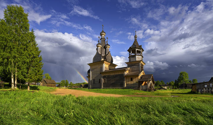 В Кимже после грозы