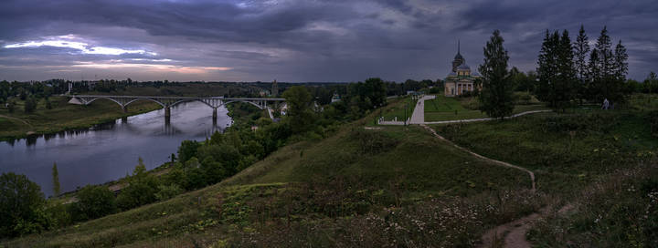 Невзрачный день в Старице