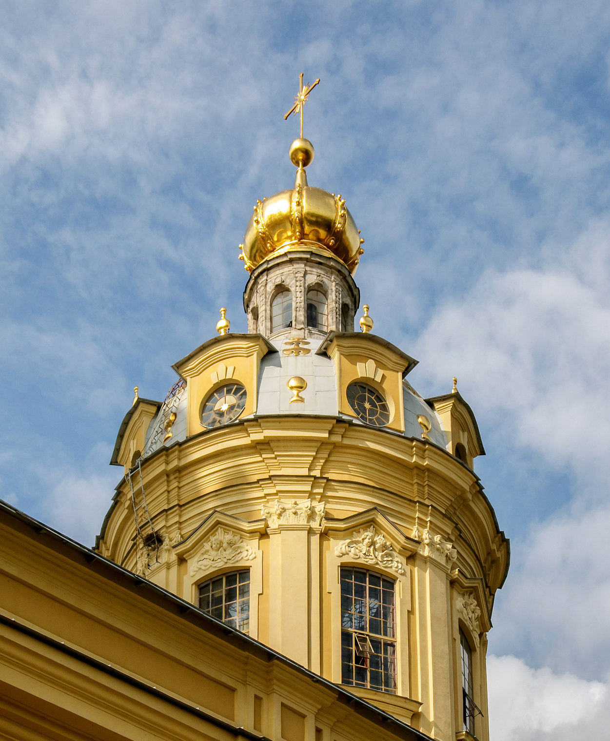 Купол Петропавловского собора.