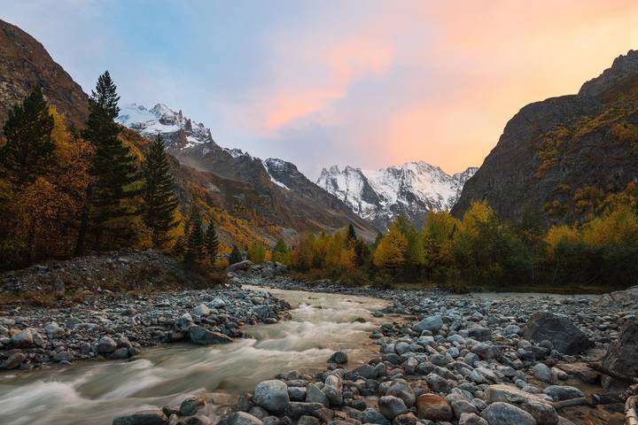 Осенний вечер в горах