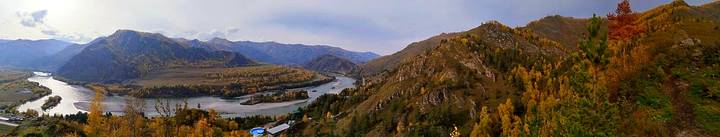 Алтайская панорама . Чемал.