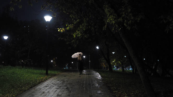 вечер вгороде