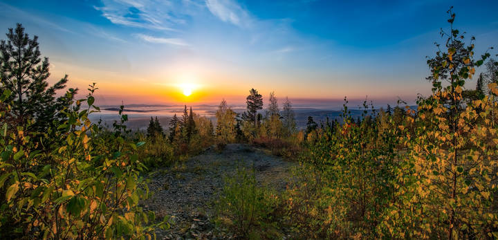 Осень. Туманное утро