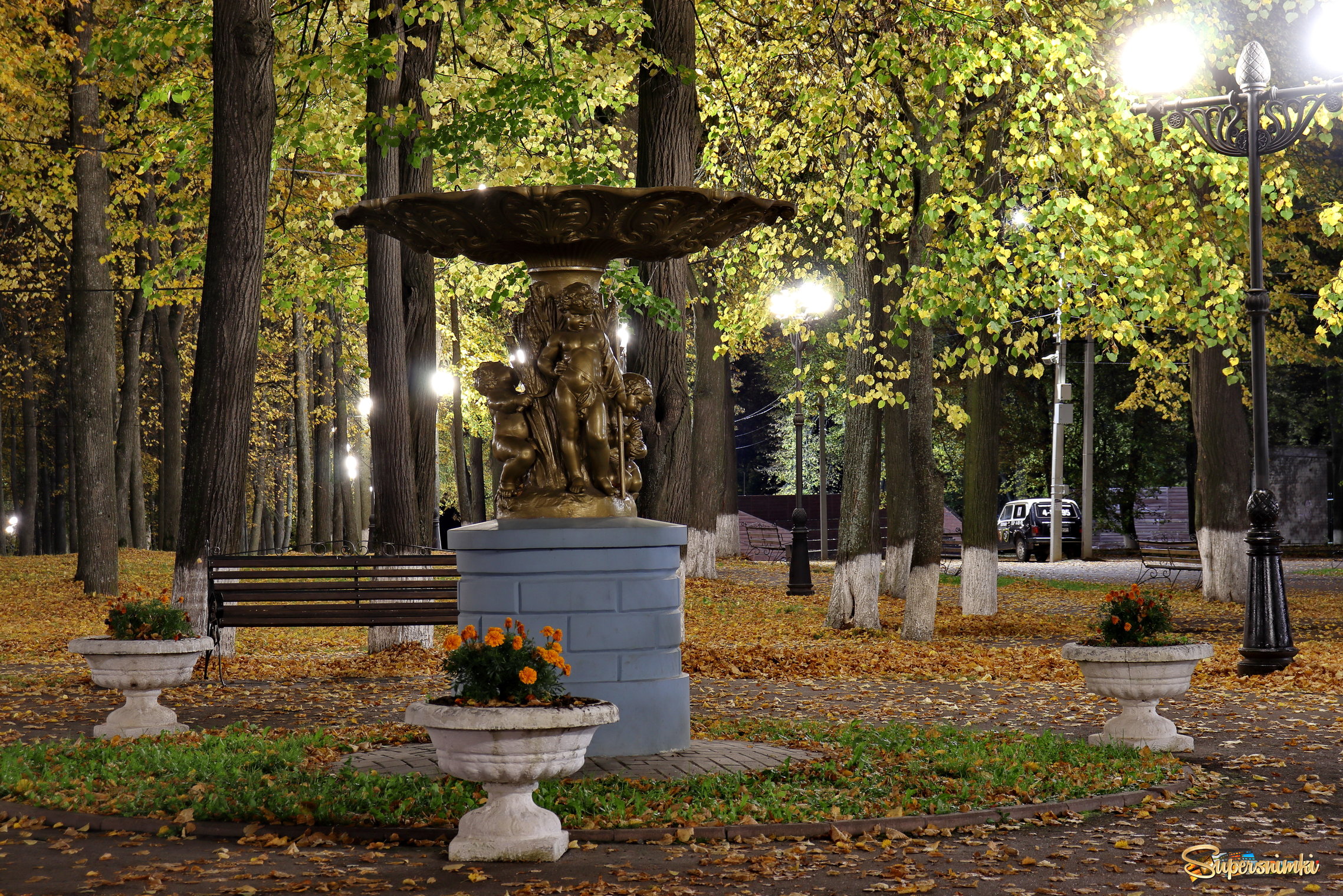 Шуя. парковая скульптура начала 19 века "Сельская Идиллия".