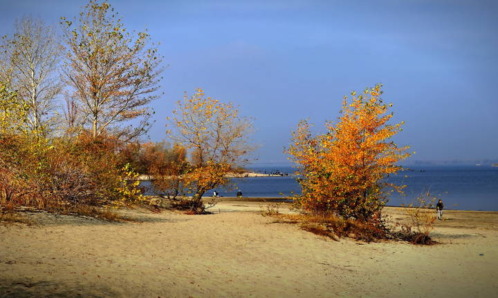  Осень на Днепре.