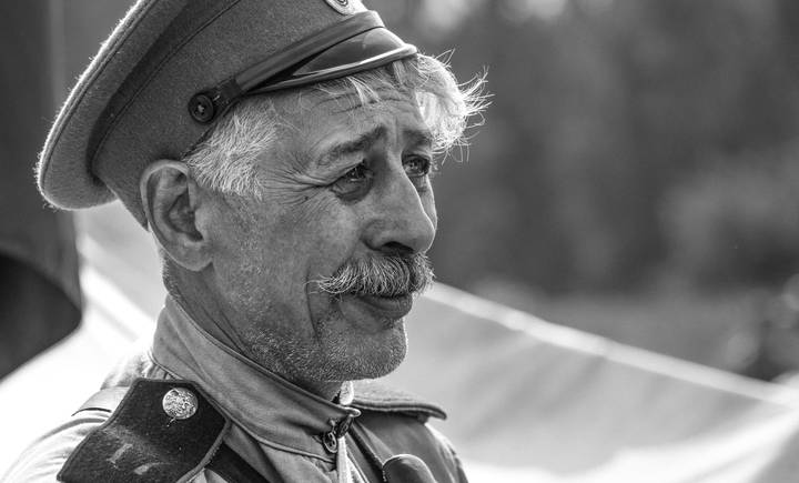 Русский солдат 1914 года.