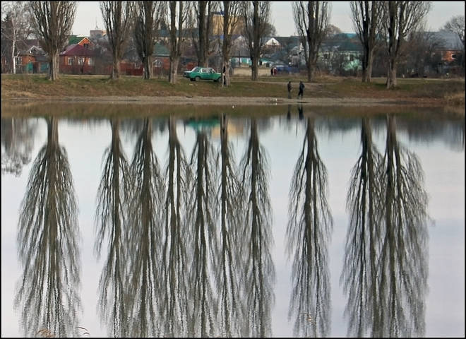 На берегу