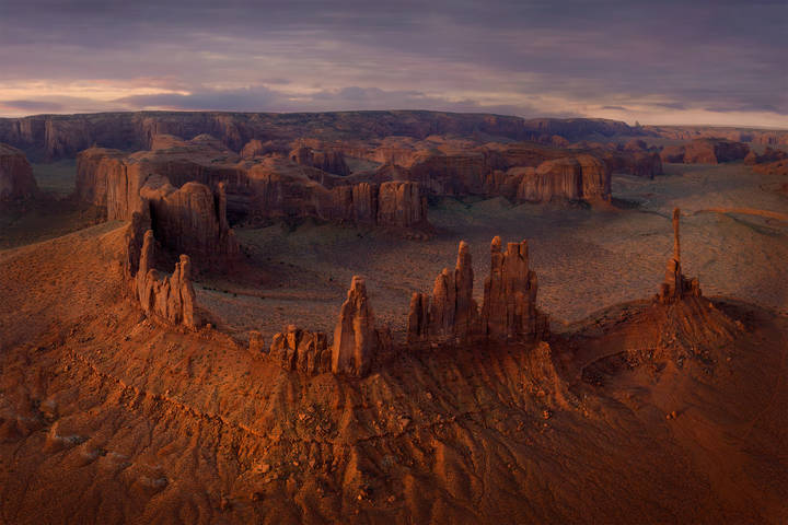 Monument Valley from the air