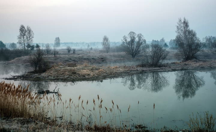 Немного сыро, немного морозно, немного туманно...